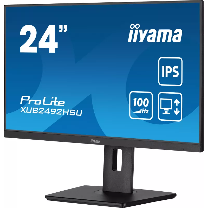 Monitor iiyama XUB2492HSU-B6 60,5 cm (23,8 polegadas) 1920 x 1080 píxeis Full HD LED preto
