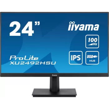 Monitor iiyama ProLite XU2492HSU-B6 60,5 cm (23,8 polegadas) 1920 x 1080 píxeis Full HD LED preto