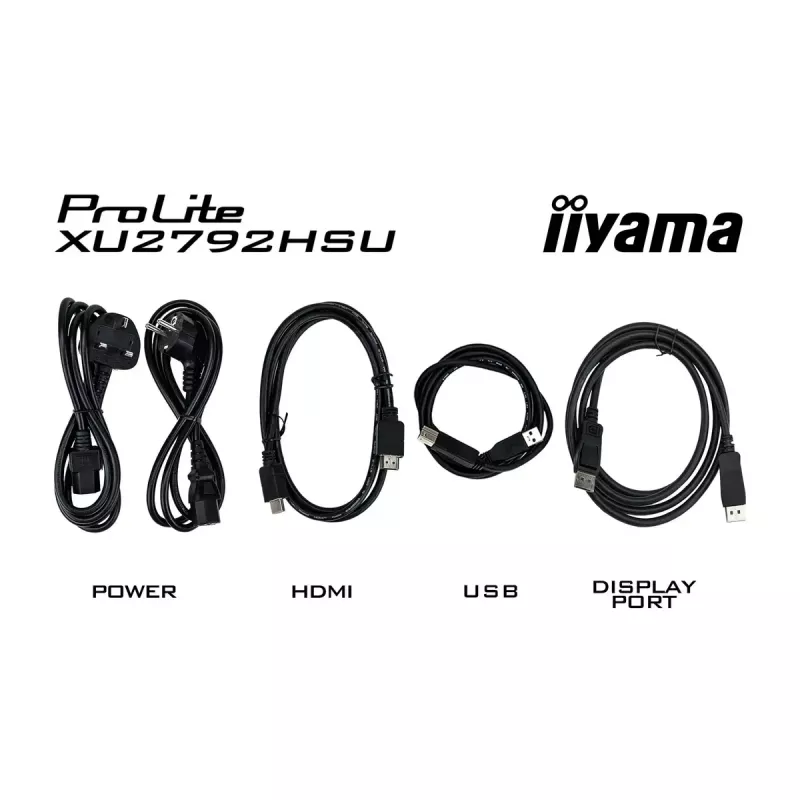 Monitor iiyama ProLite XU2792HSU-B6 68,6 cm (27 polegadas) 1920 x 1080 píxeis Full HD LED preto