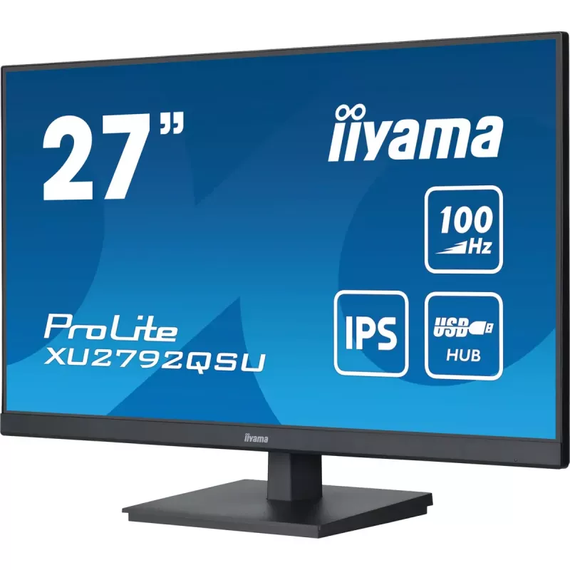 Monitor iiyama ProLite 68,6 cm (27 polegadas) 2560 x 1440 píxeis Quad HD LED preto