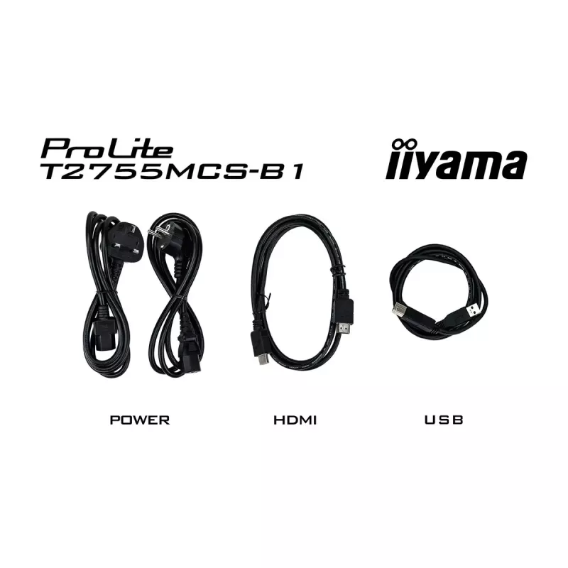Monitor de computador iiyama ProLite T2755MSC-B1 68,6 cm (27