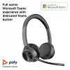 Headset USB-A HP Poly Voyager 4320 certificado Microsoft Teams + Dongle BT700-D