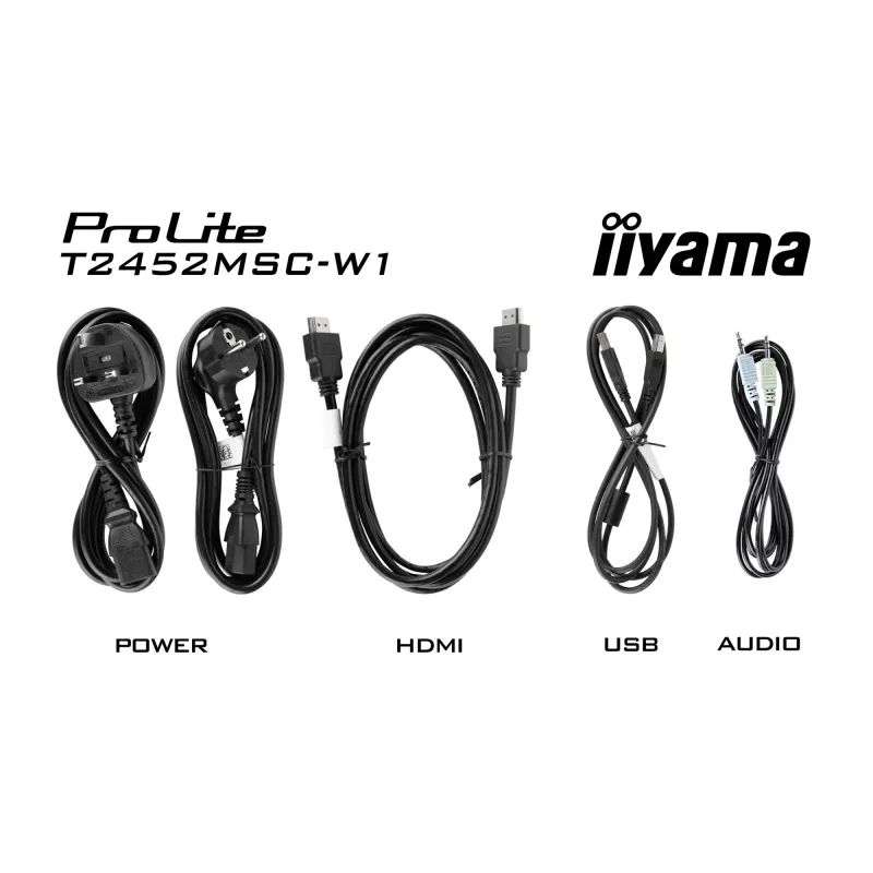 Monitor de computador iiyama ProLite T2452MSC-W1 61 cm (24