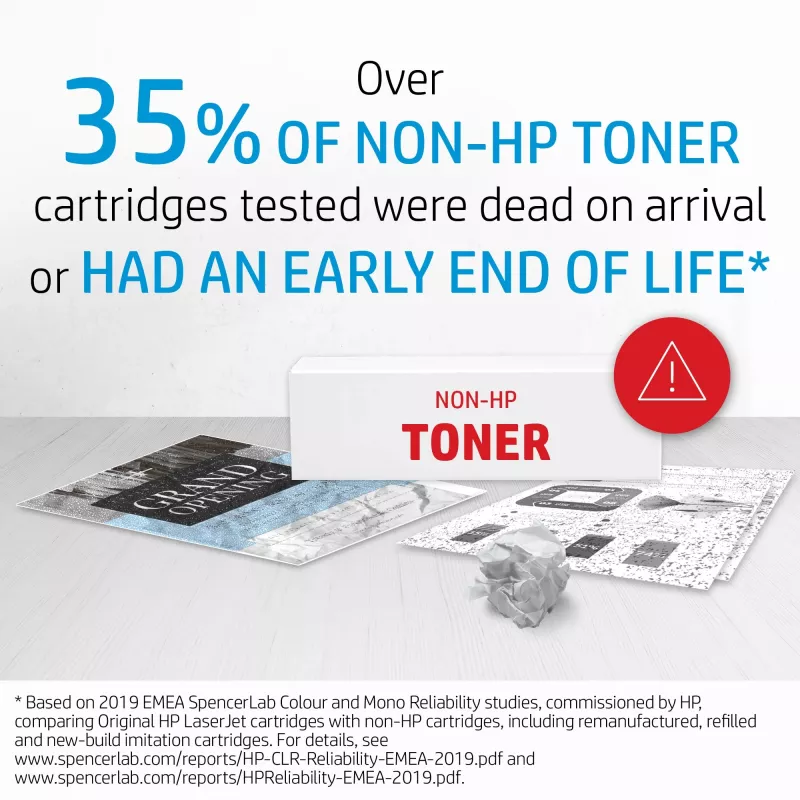 Toner Original LaserJet HP 124A Magenta, 2000 páginas, Magenta, 1 unid.
