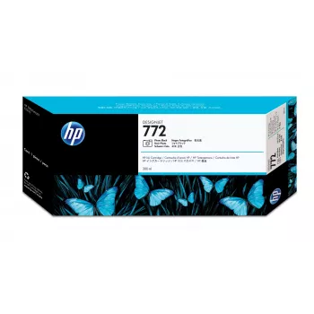 Cartucho de tinta HP 772 300 ml Photo Preto DesignJet, Impressora HP Designjet Z5200 PostScript, Impressão térmica a jato de tinta, Preto, Singapura, 283 mm, 41 mm