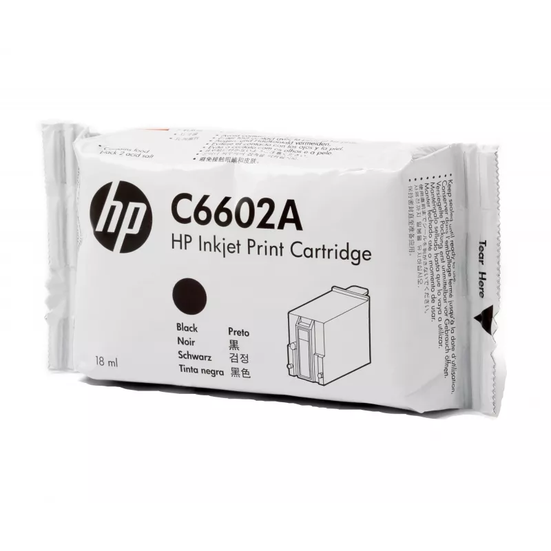Cartucho HP TIJ 1.0b 1 C6602A Preto