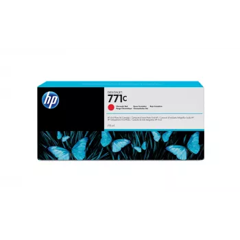 Cartucho de tinta HP 771C 775 ml Vermelho Cromático DesignJet, Série HP DesignJet Z6200 Photo Printer, Impressão térmica a jato de tinta, Singapura, 324 mm, 120 mm, 64 mm