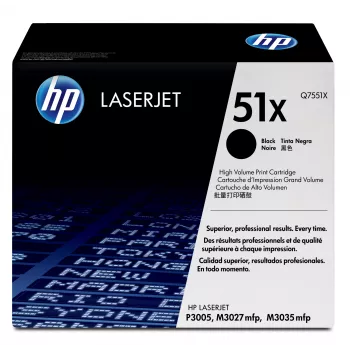 HP 51X alta capacidade preto tinteiro original LaserJet