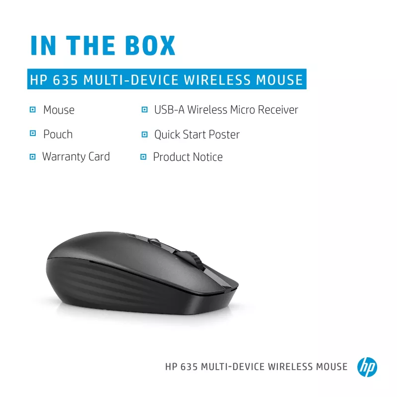 Rato HP 635 Multi-Device Wireless RF Wireless + Bluetooth