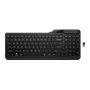 Teclado HP 475 Dual-Mode Wireless, tamanho completo (100%), Wireless, RF Wireless + Bluetooth, membrana, preto