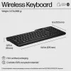 Teclado HP 475 Dual-Mode Wireless, tamanho completo (100%), Wireless, RF Wireless + Bluetooth, membrana, preto