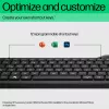 Teclado HP 475 Dual-Mode Wireless, tamanho completo (100%), Wireless, RF Wireless + Bluetooth, membrana, preto