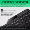 Teclado HP 475 Dual-Mode Wireless, tamanho completo (100%), Wireless, RF Wireless + Bluetooth, membrana, preto