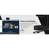 Webcam HP 325 FHD, empresarial, Windows 10, Windows 11, MacOS, 72 mm, 53,6 mm, 53,2 mm