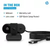 Webcam HP 325 FHD, empresarial, Windows 10, Windows 11, MacOS, 72 mm, 53,6 mm, 53,2 mm