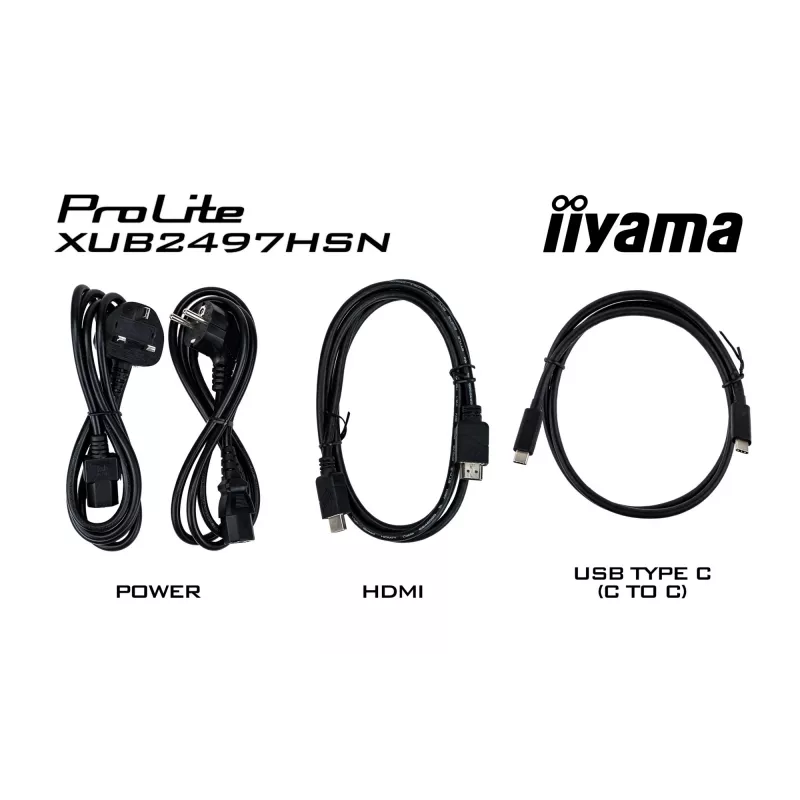 Monitor de computador iiyama ProLite XUB2497HSN-W1 60,5 cm (23,8
