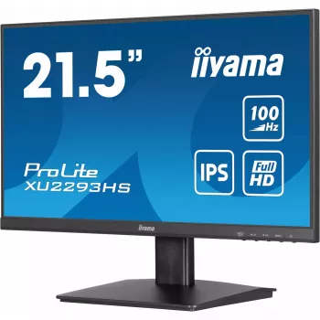 Monitor de computador iiyama ProLite XU2293HS-B6 54,6 cm (21,5 inch) 1920 x 1080 píxeis Full HD LED preto
