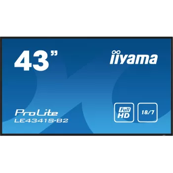 Ecrã plano de sinalização digital iiyama PROLITE LE4341S-B2 108 cm (42,5