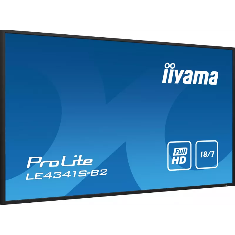 Ecrã plano de sinalização digital iiyama PROLITE LE4341S-B2 108 cm (42,5
