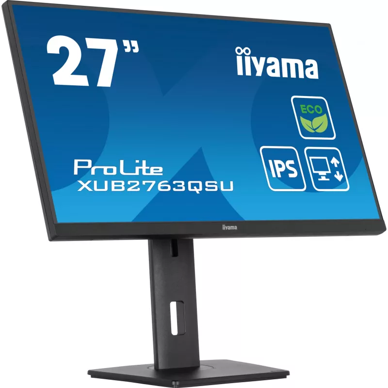 Monitor de computador iiyama ProLite XUB2763QSU-B1 68,6 cm (27