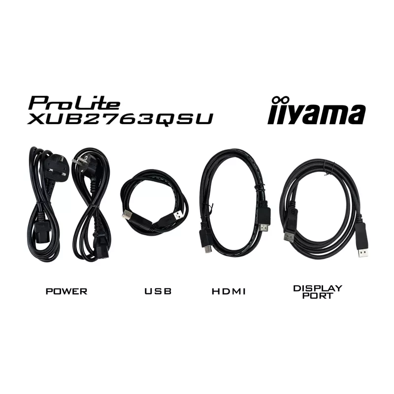 Monitor de computador iiyama ProLite XUB2763QSU-B1 68,6 cm (27