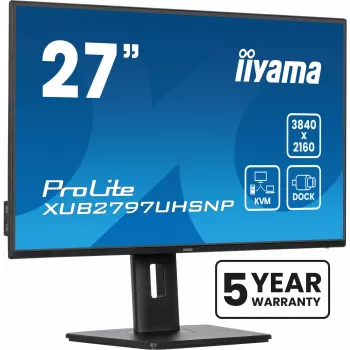 Monitor de computador iiyama ProLite XUB2797UHSNP-B1 68,6 cm (27