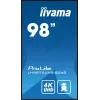 Ecrã plano de sinalização digital iiyama LH9875UHS-B2AG 97,5 polegadas LED 4K Ultra HD 3840 x 2160