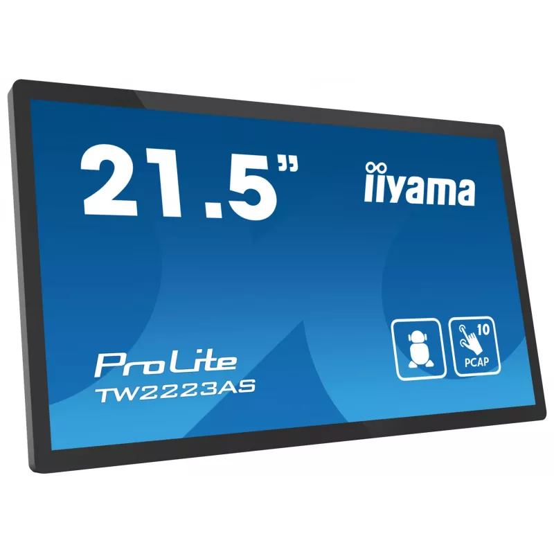 Ecrã de sinalização iiyama TW2223AS-B2 painel plano interativo 54,6 cm (21,5