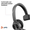 Headset HP Poly Voyager 4310 USB-C certificado Microsoft Teams +dongle BT700