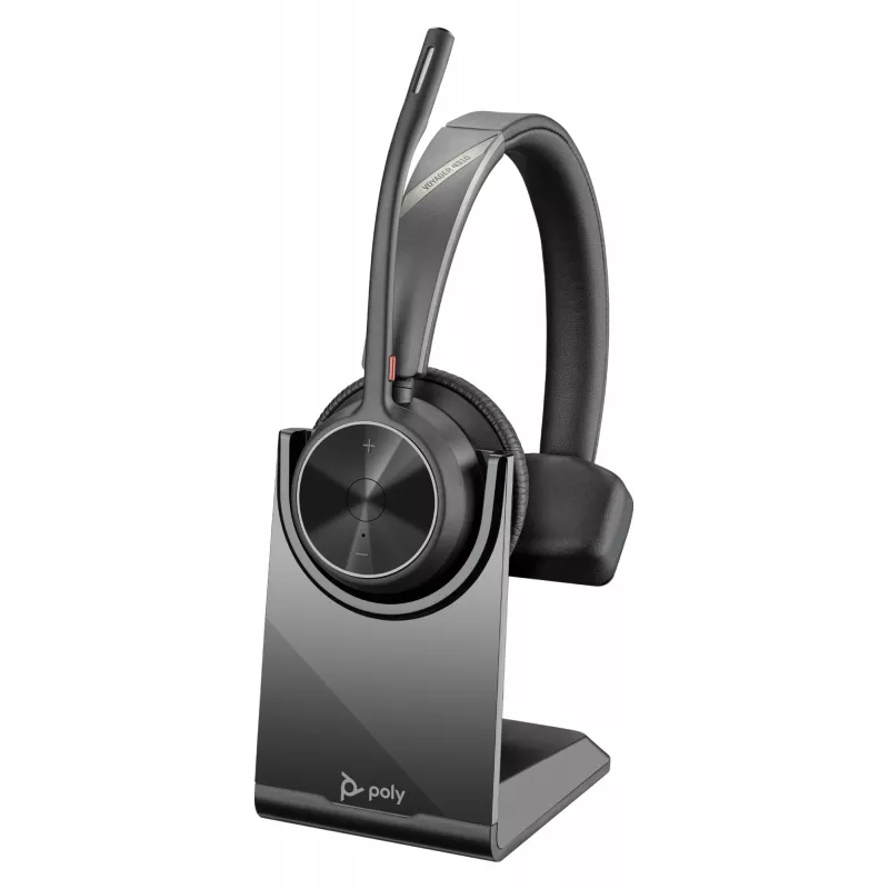 Headset HP Poly Voyager 4310 USB-C +dongle BT700 +estação de carregamento