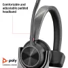 Headset HP Poly Voyager 4310 USB-C +dongle BT700 +estação de carregamento