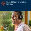 Headset HP Poly Voyager 4310 USB-C +dongle BT700 +estação de carregamento