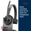 Headset HP Poly Voyager 4310 USB-C +dongle BT700 +estação de carregamento