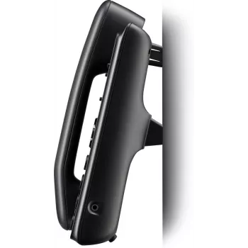 Telefone IP POLY Edge B10 preto, auscultador com fios, 2 linhas, ecrã LCD
