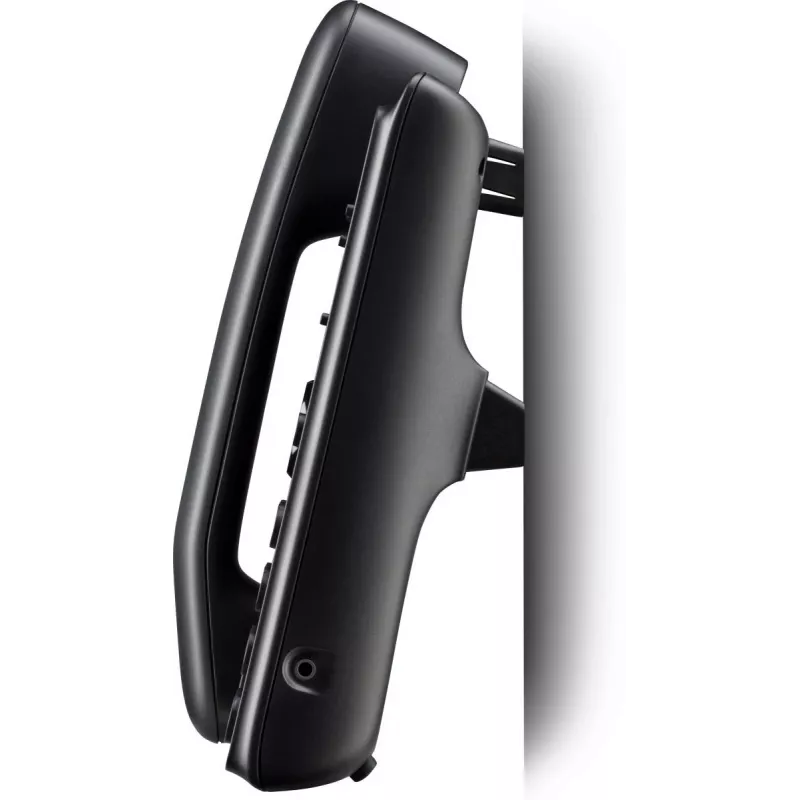 Telefone IP POLY Edge B10 preto, auscultador com fios, 2 linhas, ecrã LCD