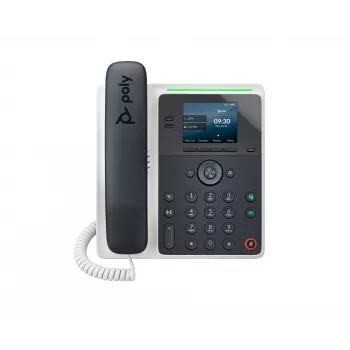 Telefone IP HP Poly Edge E100 e compatível com PoE, IPS, 320 x 240 píxeis, 4:3, HTTPS, ENERGY STAR, EAC, RoHS, Federal Communications Commission (FCC), CE