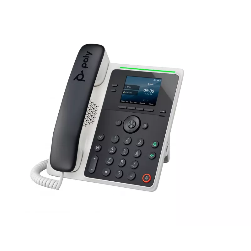 Telefone IP HP Poly Edge E100 e compatível com PoE, IPS, 320 x 240 píxeis, 4:3, HTTPS, ENERGY STAR, EAC, RoHS, Federal Communications Commission (FCC), CE