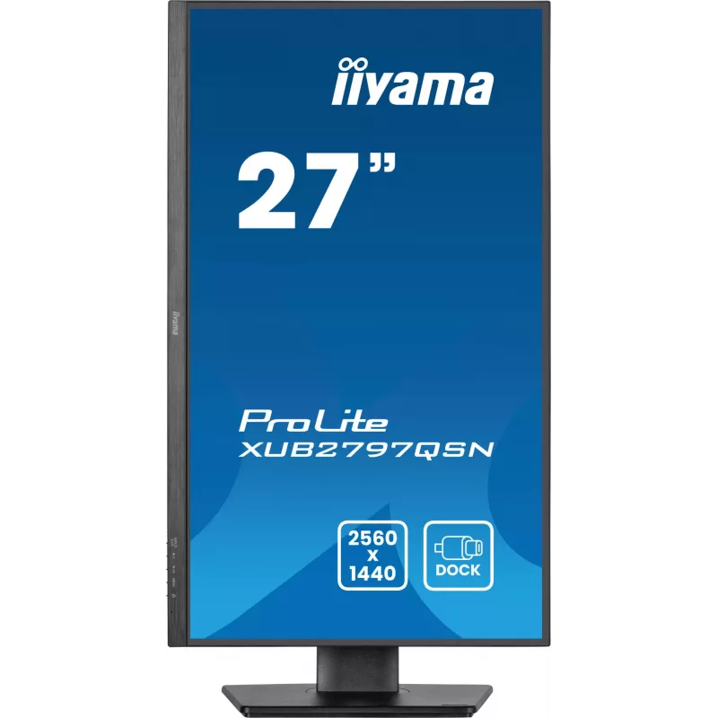 Monitor de computador iiyama ProLite XUB2797QSN-B2 68,6 cm (27 polegadas) 2560 x 1440 píxeis Quad HD LED preto