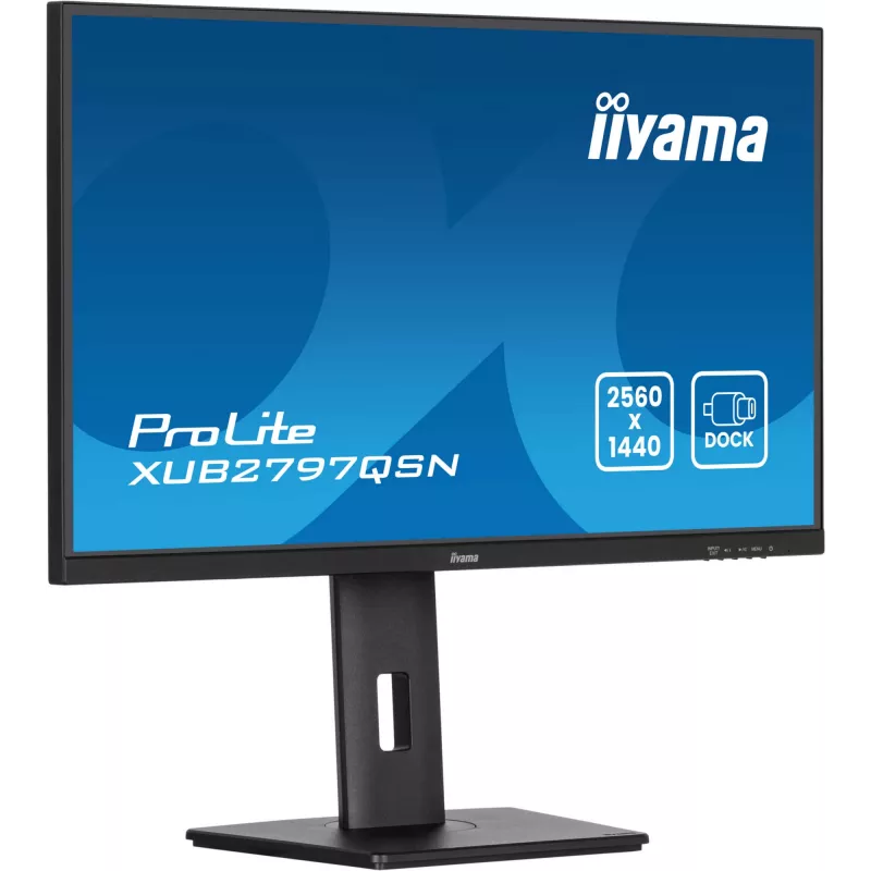 Monitor de computador iiyama ProLite XUB2797QSN-B2 68,6 cm (27 polegadas) 2560 x 1440 píxeis Quad HD LED preto