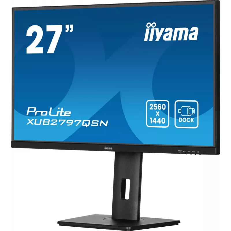 Monitor de computador iiyama ProLite XUB2797QSN-B2 68,6 cm (27 polegadas) 2560 x 1440 píxeis Quad HD LED preto