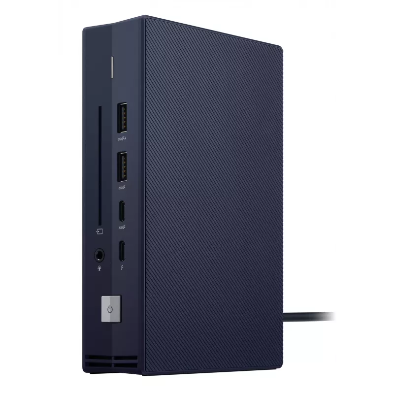 Docking station ASUS SimPro Dock 2 com fios Thunderbolt 3 — HDMI 2.0, DP 1.4, VGA, 3x USB-A, TB3-Host, Gigabit Ethernet, fechadura Kensington