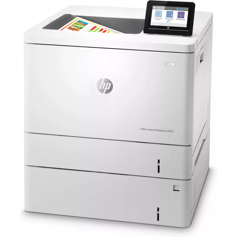 HP Color LaserJet Enterprise M555x, Laser, Cor, 1200 x 1200 DPI, A4, 38 ppm, impressão frente e verso