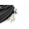 Cabo breakout DIGITUS - 12 fibras OM4 LC/UPC-LC/UPC cor universal preto 100 m