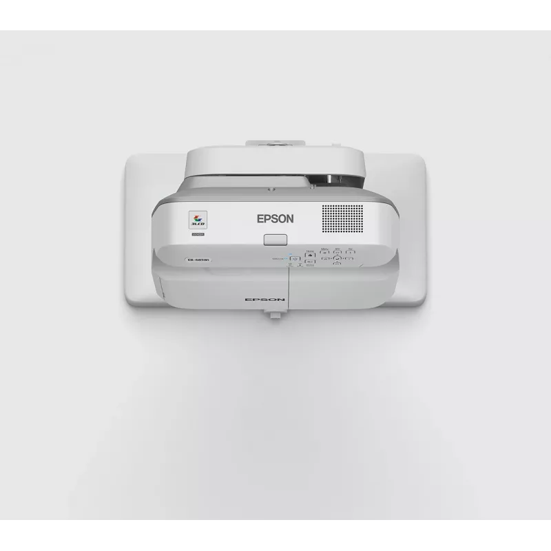 Projetor de distância ultra curta Epson EB-685W 3500 ANSI Lumen 3LCD WXGA (1280x800) branco, cinzento