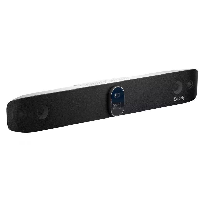 Barra de vídeo tudo-em-um HP Poly Studio X72 sem módulo de rádio ou cabo de alimentação TAA