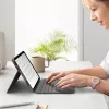 Capa de teclado Folio Touch LOGITECH com retroiluminação e trackpad Oxford cinzento para iPad Air (4.ª geração) alemão Qwertz