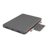 Capa de teclado Folio Touch LOGITECH com retroiluminação e trackpad Oxford cinzento para iPad Air (4.ª geração) alemão Qwertz