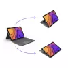 Capa de teclado Folio Touch LOGITECH com retroiluminação e trackpad Oxford cinzento para iPad Air (4.ª geração) alemão Qwertz