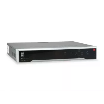 Gravador de vídeo em rede LevelOne NVR-1332 4 baías H.265 32 canais 3840x2160
