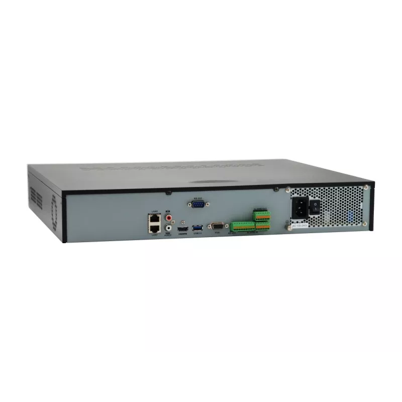 Gravador de vídeo em rede LevelOne NVR-1332 4 baías H.265 32 canais 3840x2160